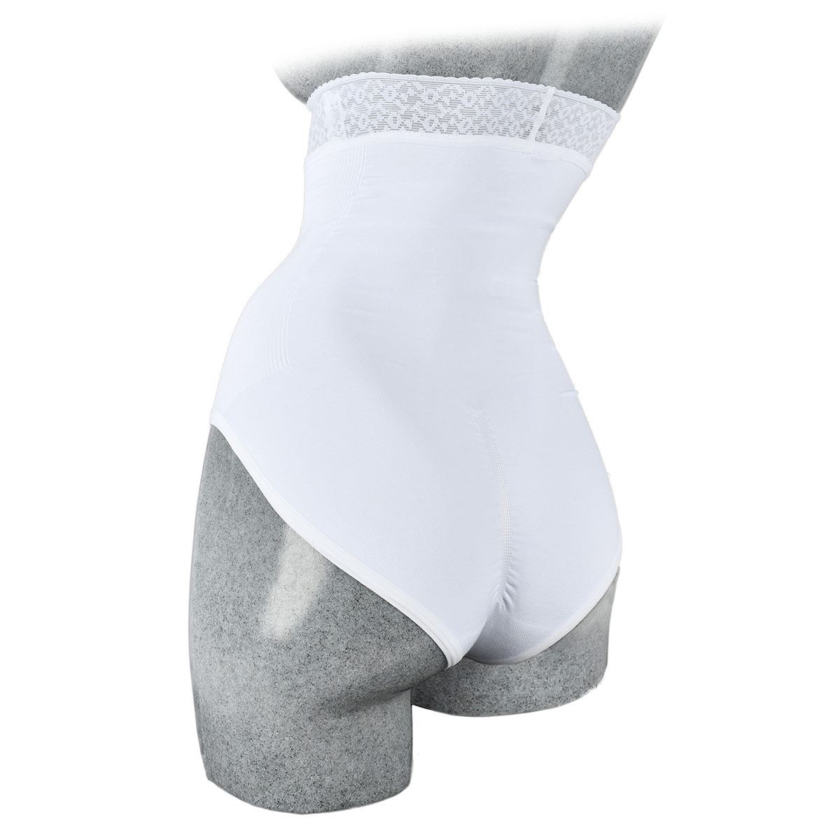 Body con banda Body Siluette seamless alto control 1006-4232 extragrande blanco dama