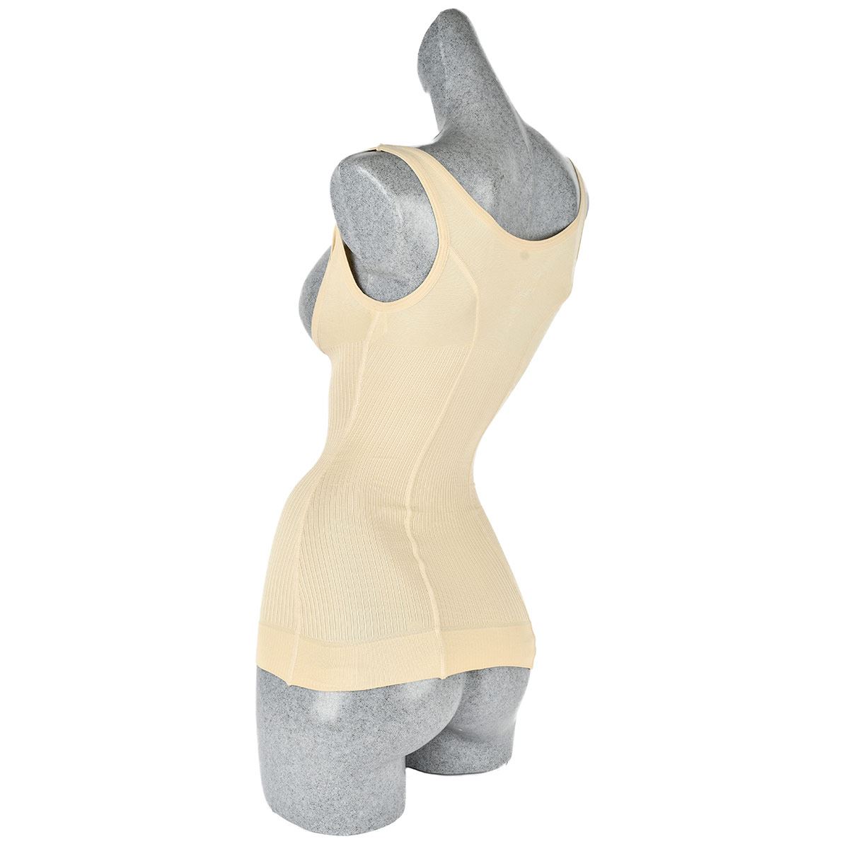 Camiseta senos libres Body Siluette seamless alto control invisible 107-4232 mediana nude dama