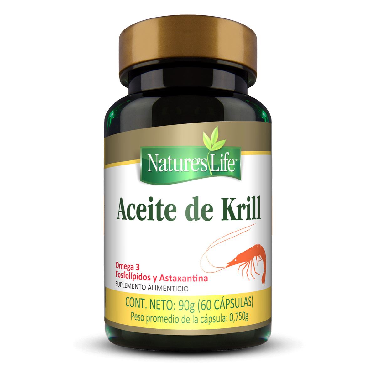 Nature´s life aceite de krill 60 capsulas