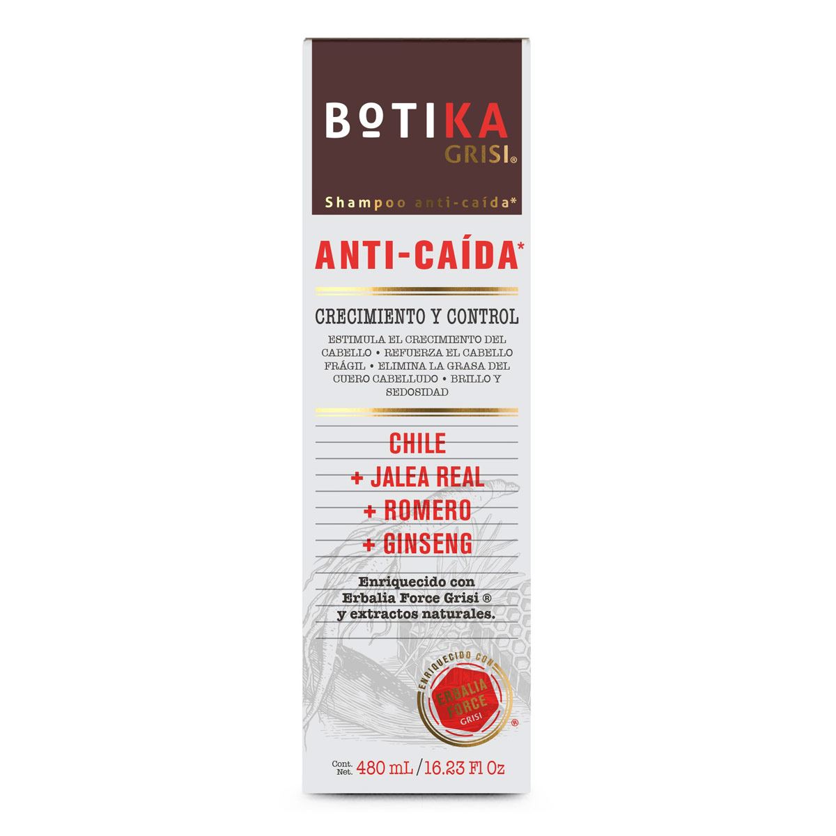 Botika grisi sh. Anticaida 480 ml