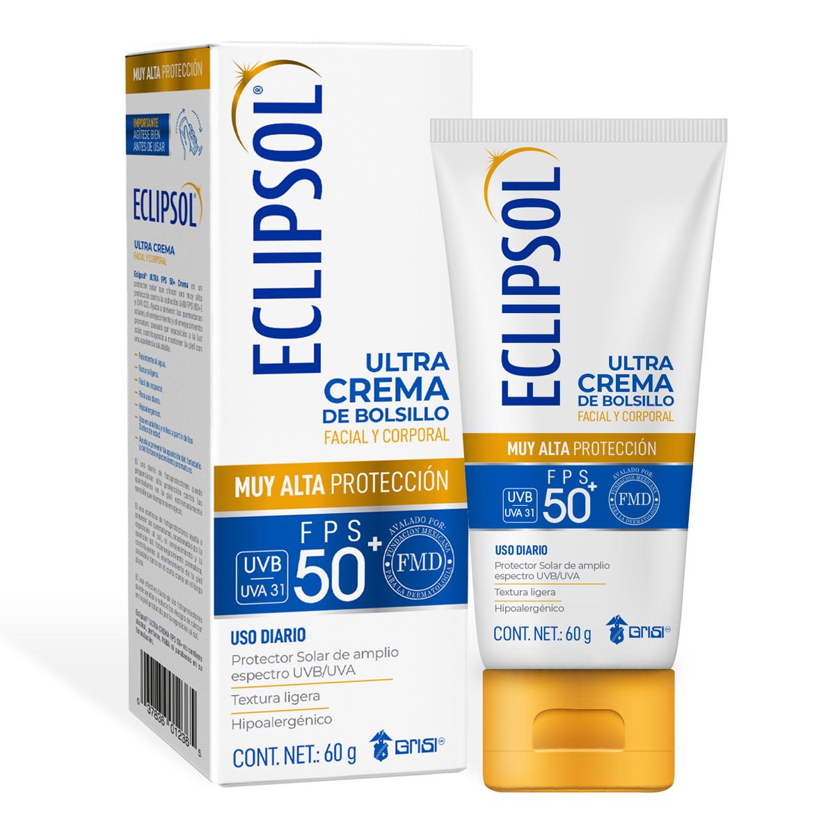 Protector Solar Facial y Corporal Eclipsol 60g