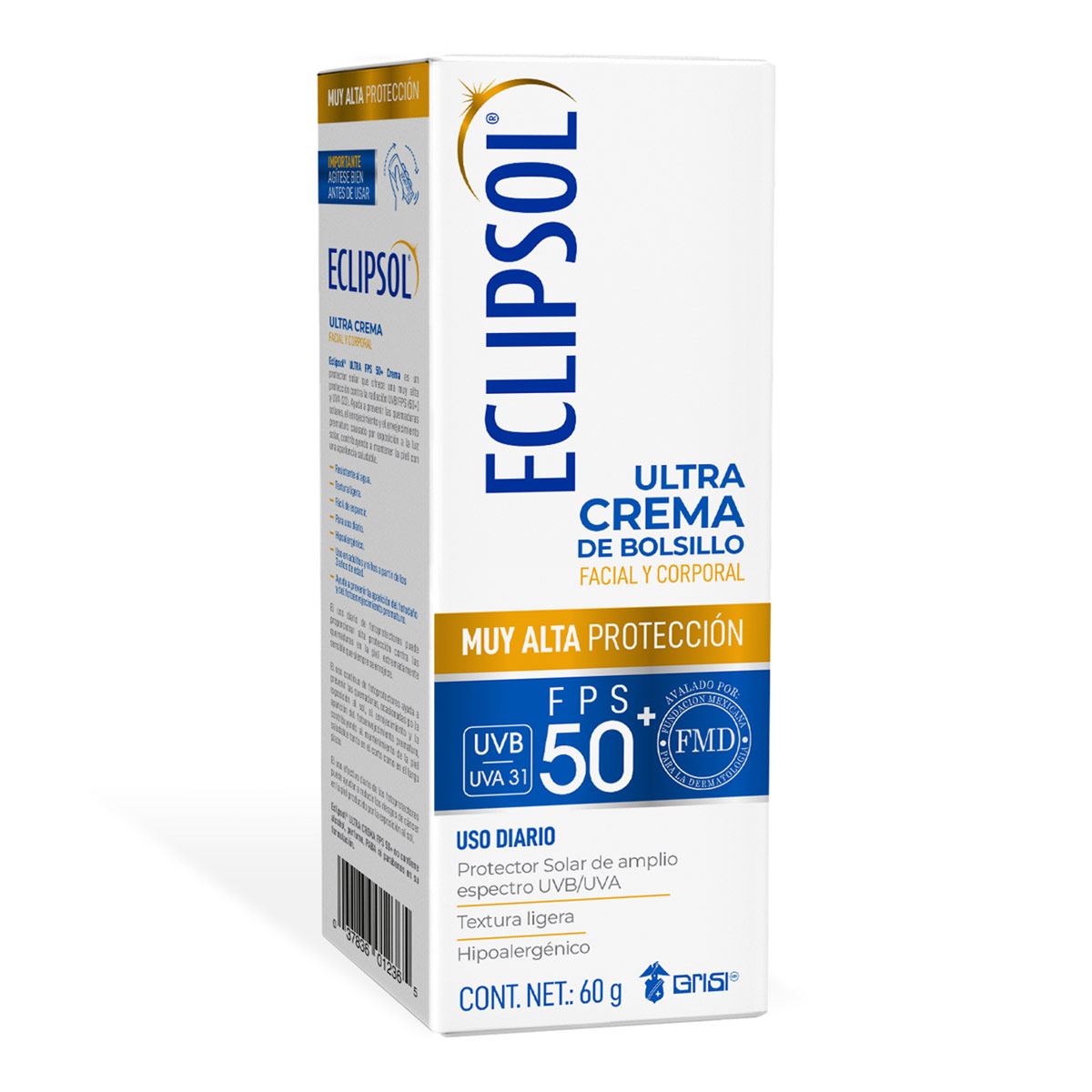 Protector Solar Facial y Corporal Eclipsol 60g