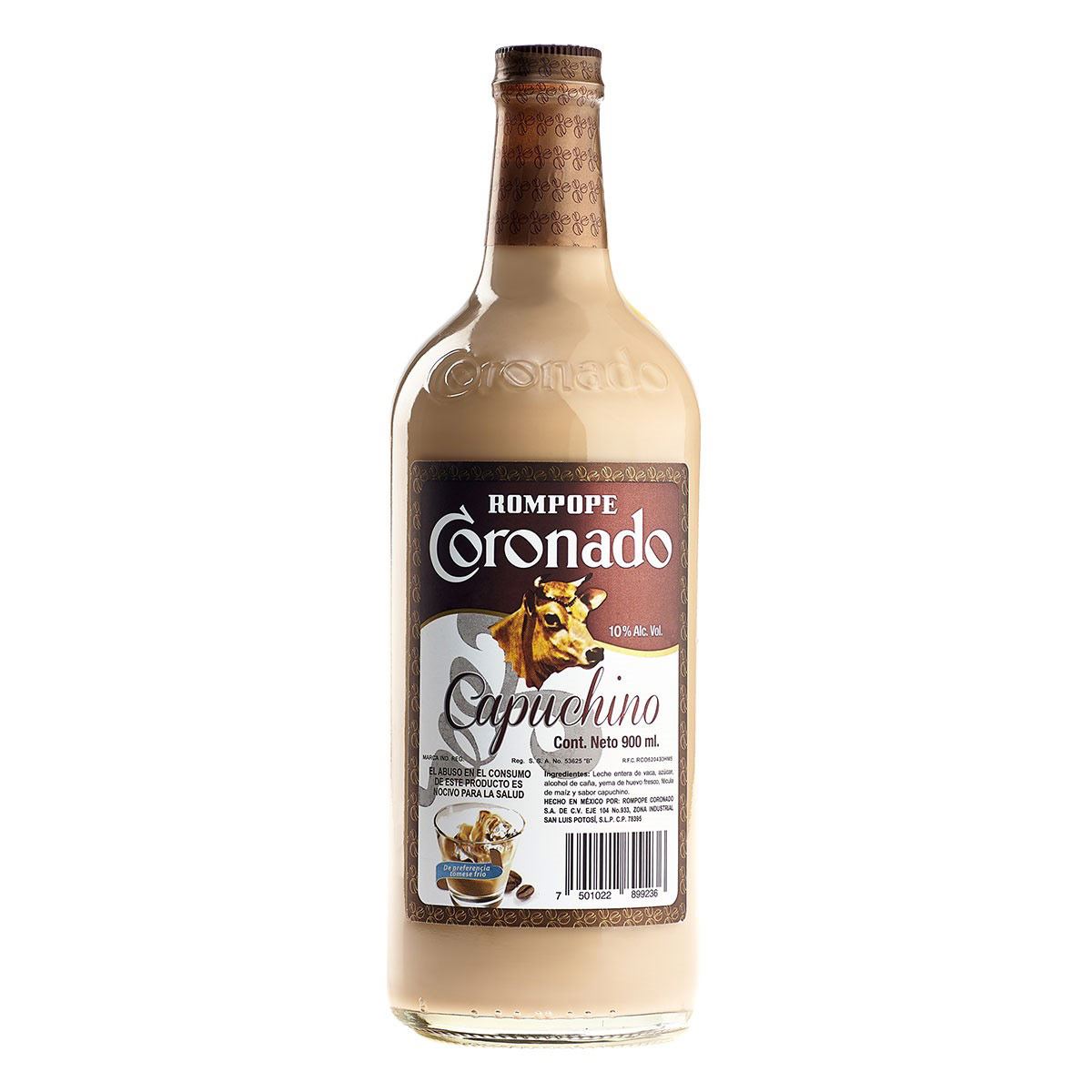 Rompope coronado capuchino 900ml