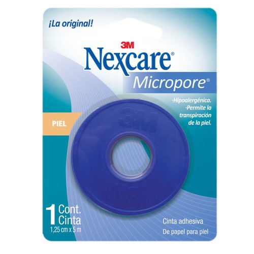 Cinta Micropore Pack Piel 1.25 cm X 5 m