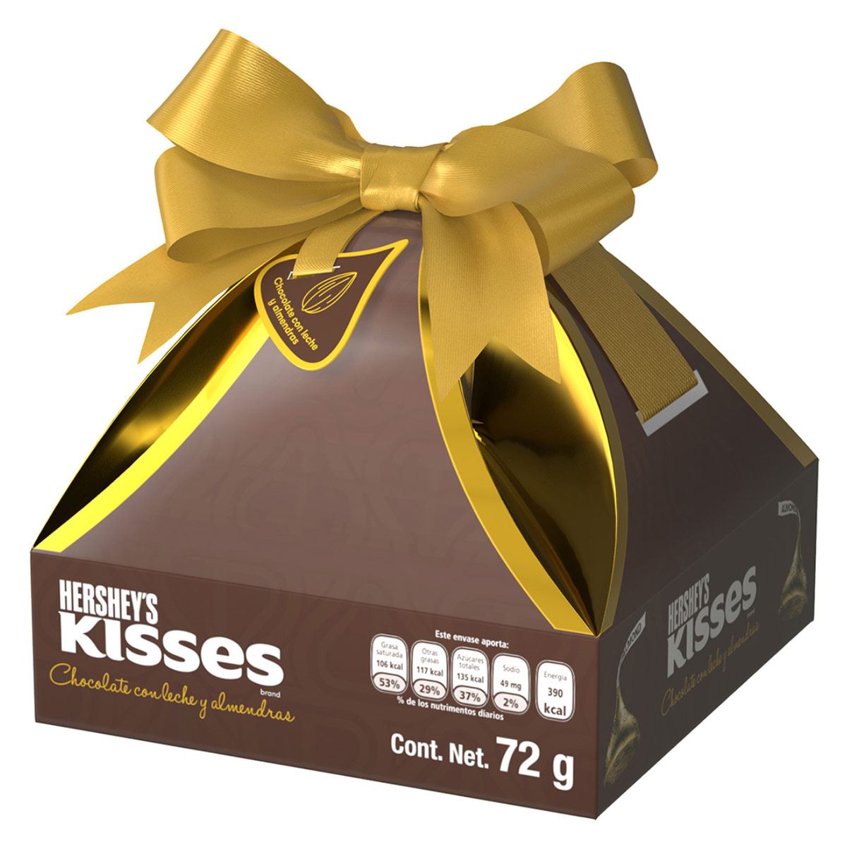 KISS ALMENDRAS CAJA REGALO 6/72G