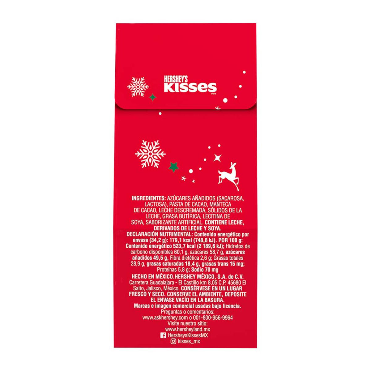 Pocket Kisses Leche 34.2g