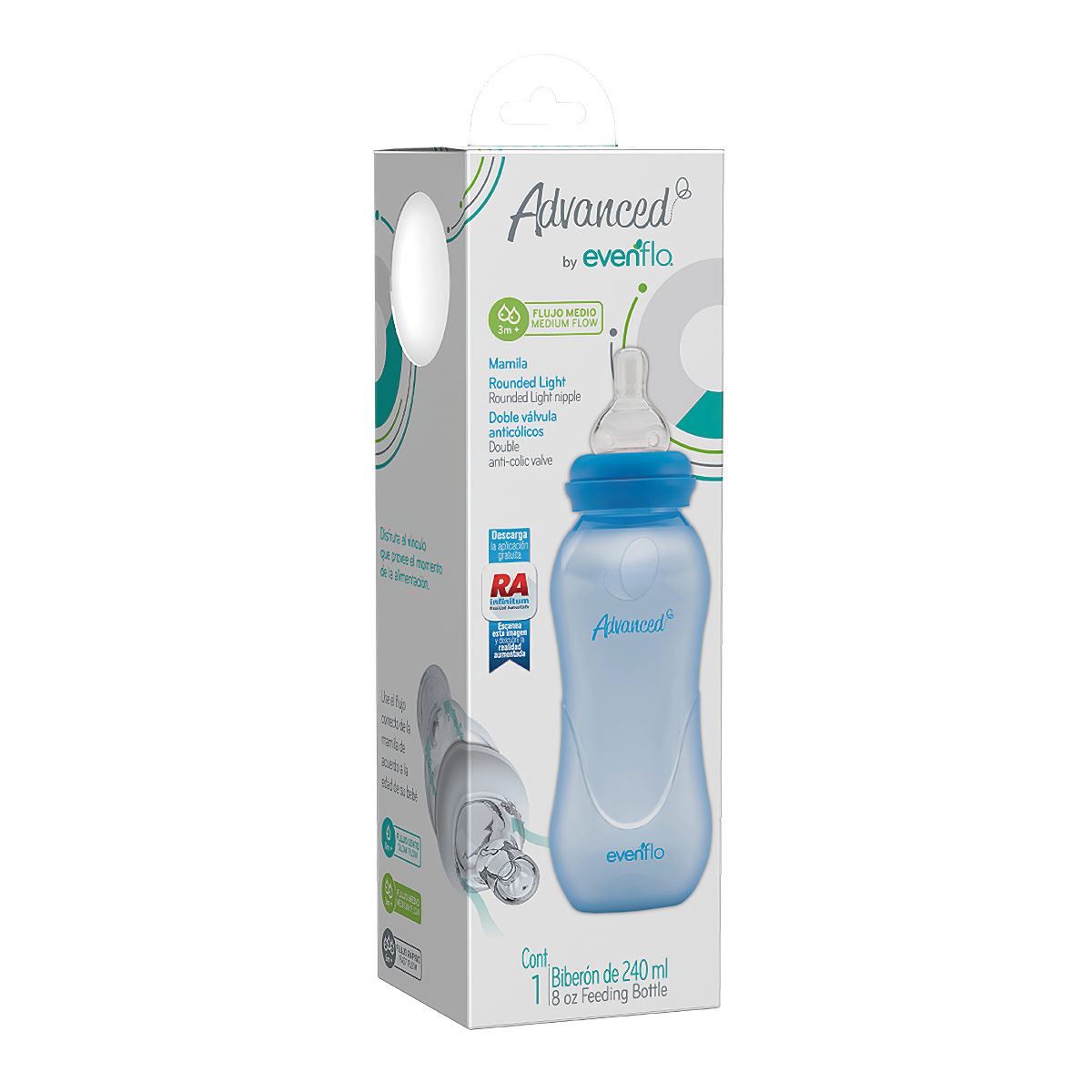 Biberón Advanced 8 Oz Evenflo