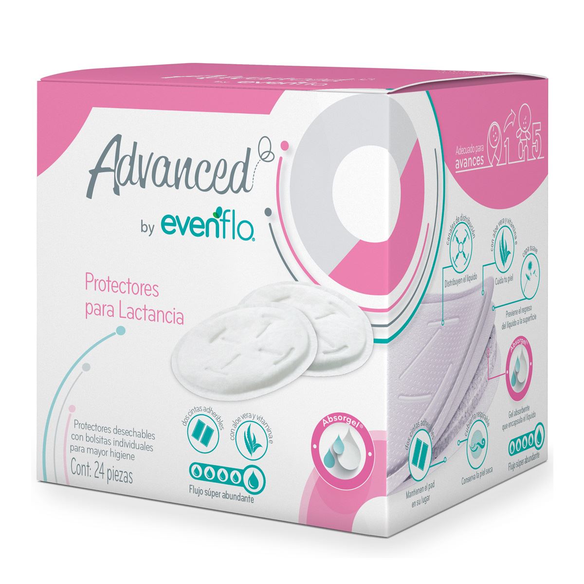 Protec Lact Absor G24P174 Evenflo