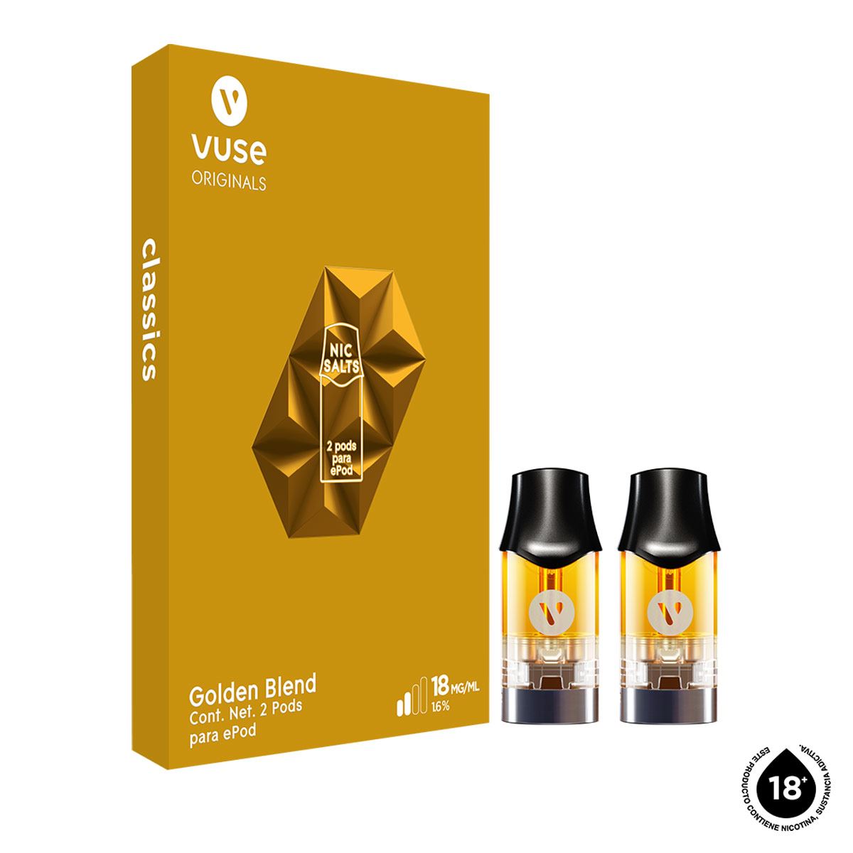 V-PODPACK GOLDEN BLEND 18 MG