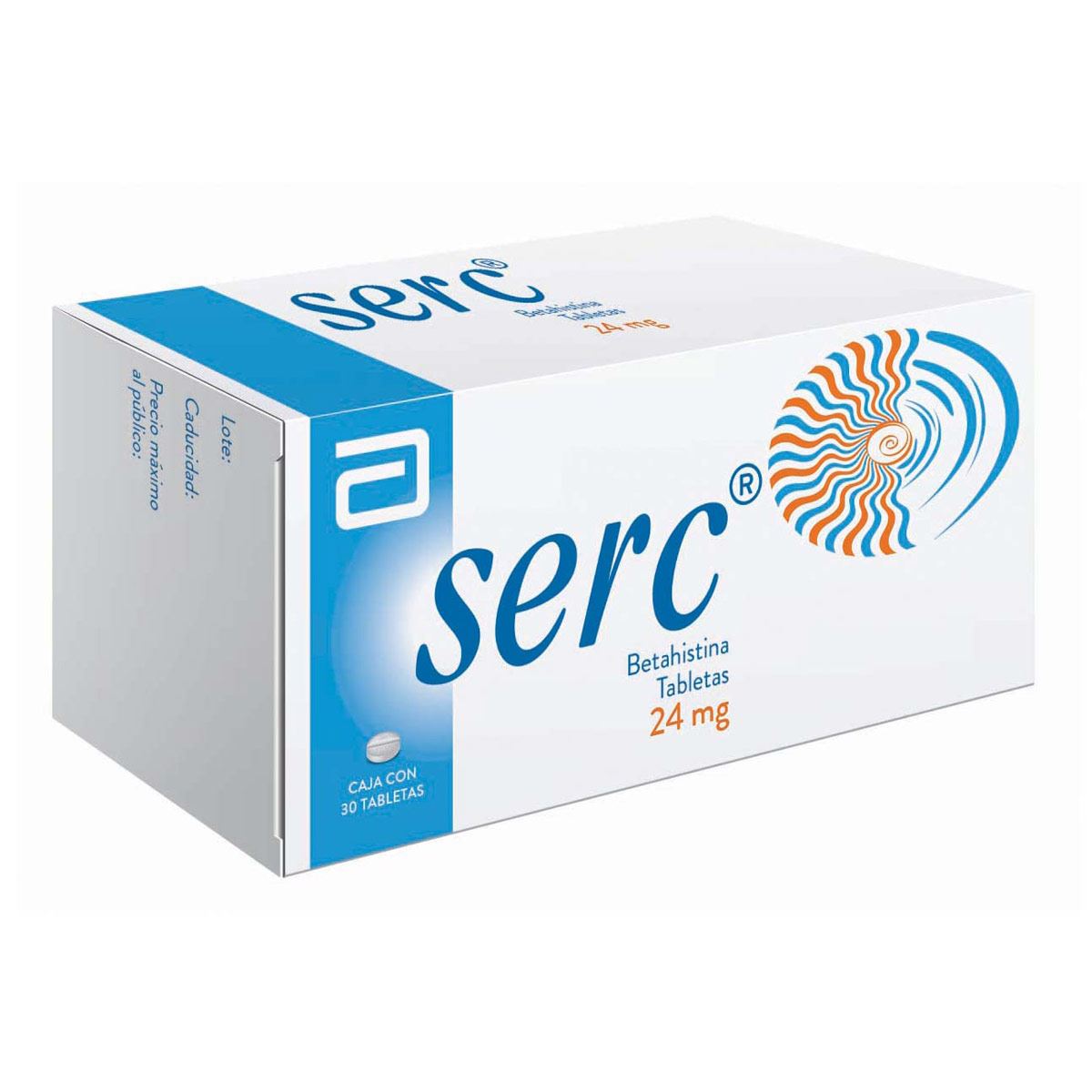 Serc 24mg Tabletas C/30