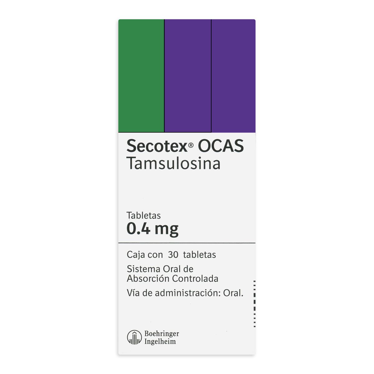 Secotex Ocas 0.4 Mg Tab 30