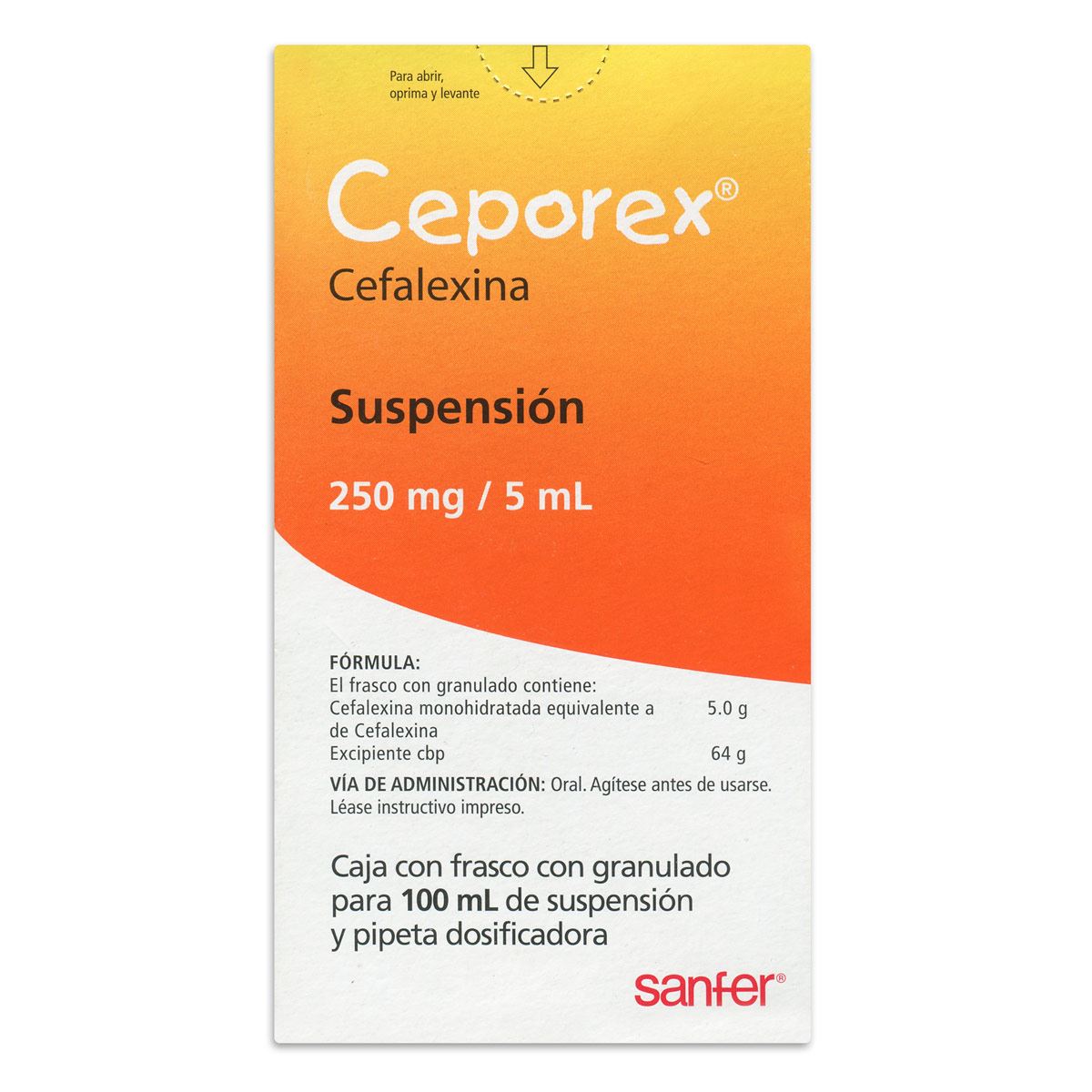 Ceporex 250 Mg 100 Ml 3116