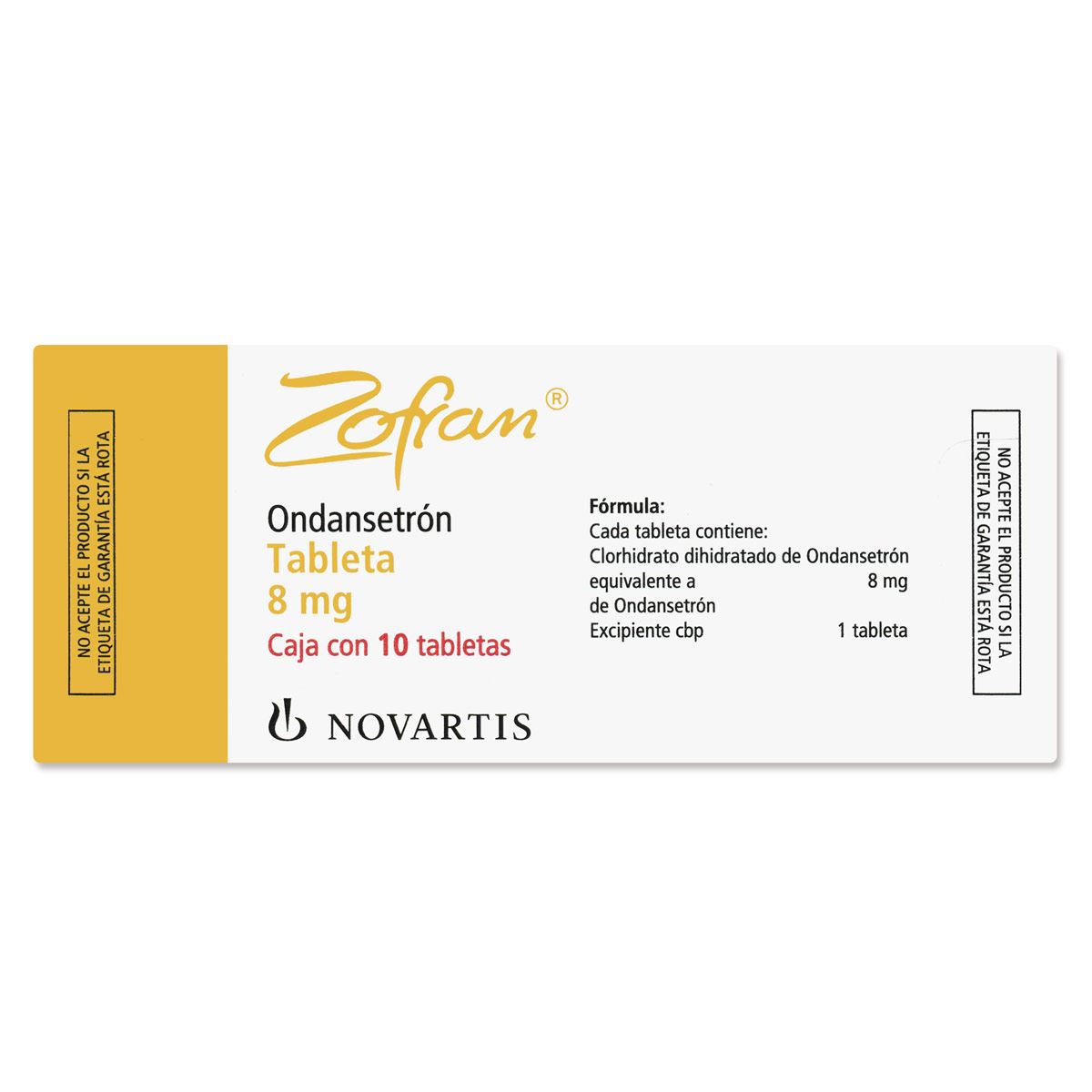 ZOFRAN 8 MG TAB CAJA C/10