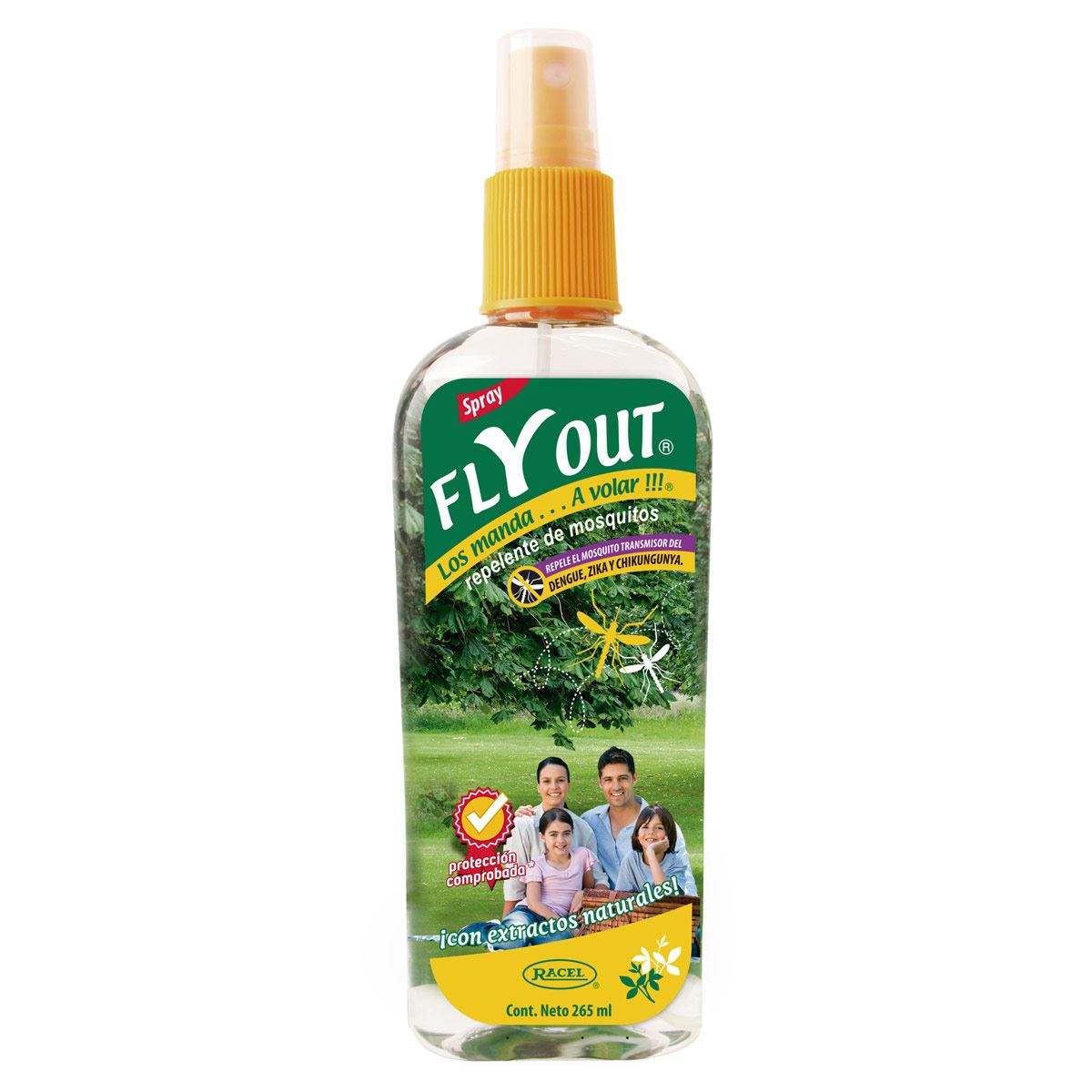 Fly Out Repelente de Insectos Spray 265 ml