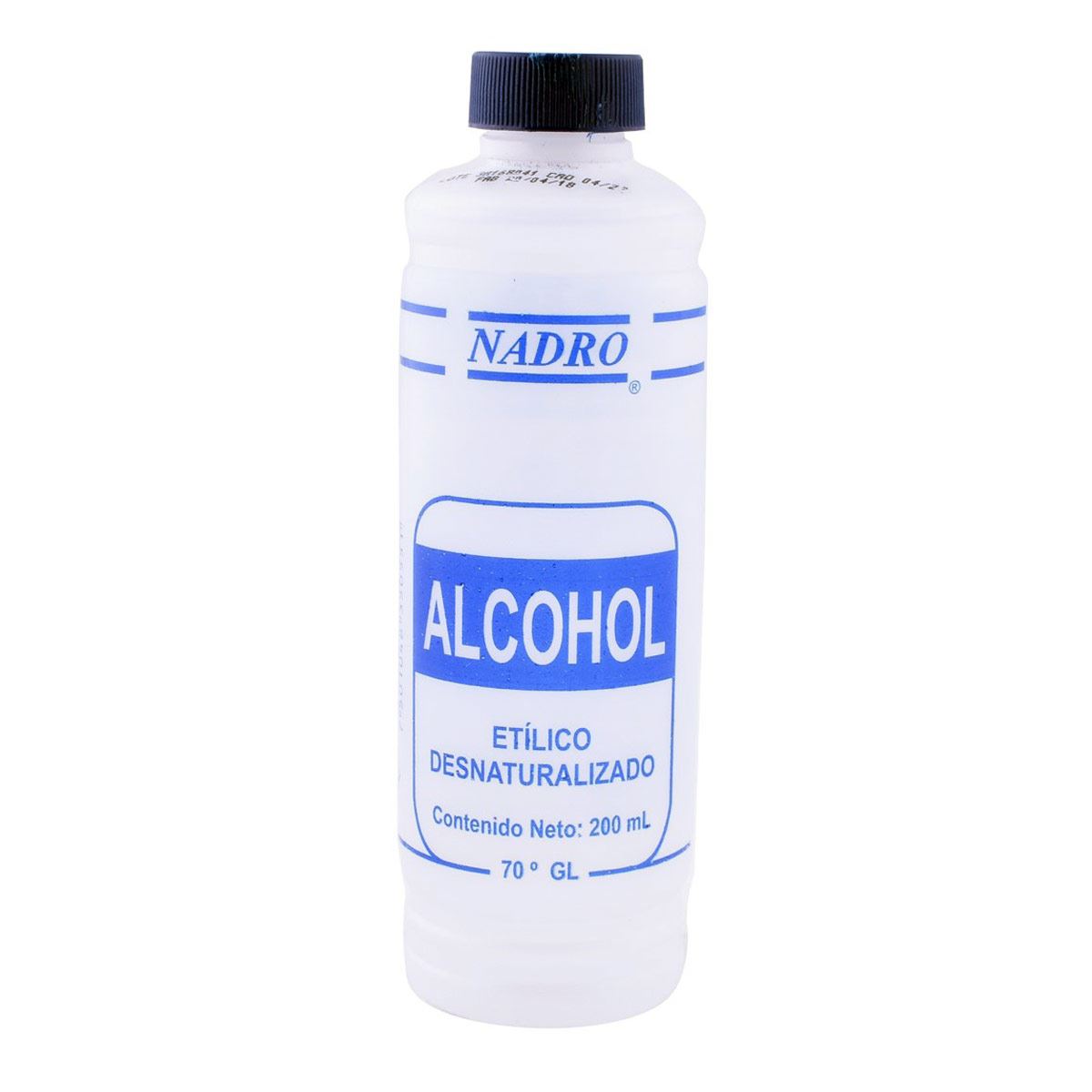 Alcohol Et&#237;lico Desnaturalizado Nadro 200 Ml.