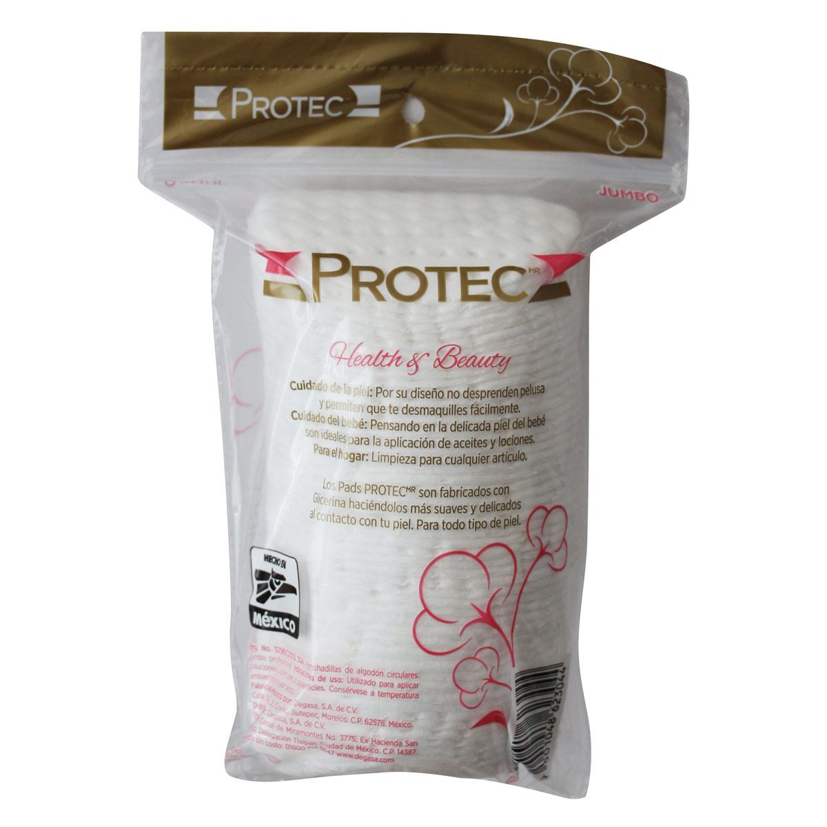 Pads Faciales con Glicerina Protec