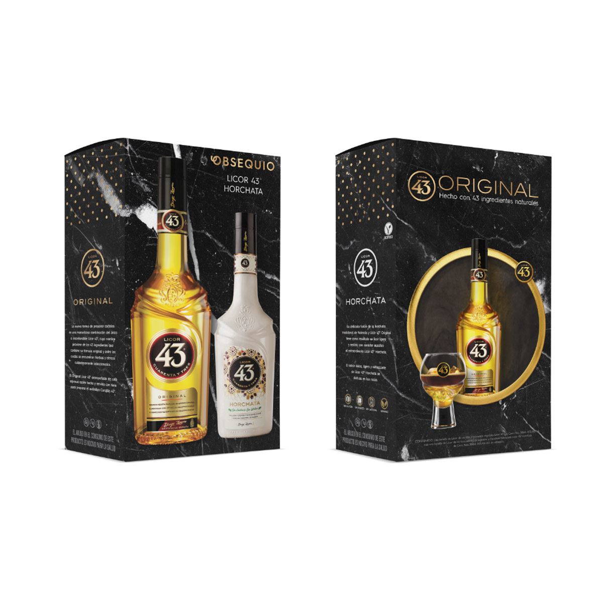 Licor 43 Horchata 750 Ml + Licor 43 375 Ml