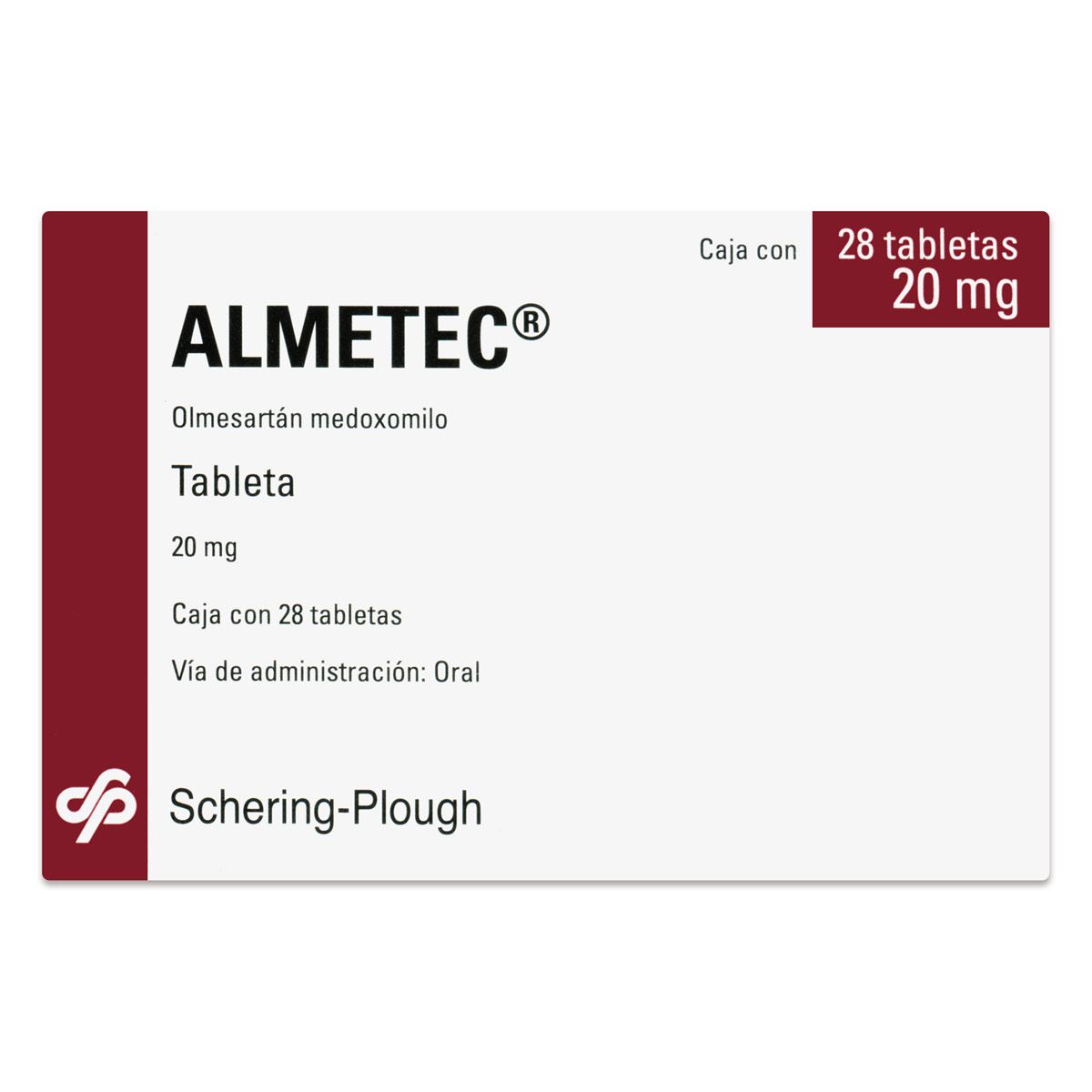 Almetec T 28 20mg