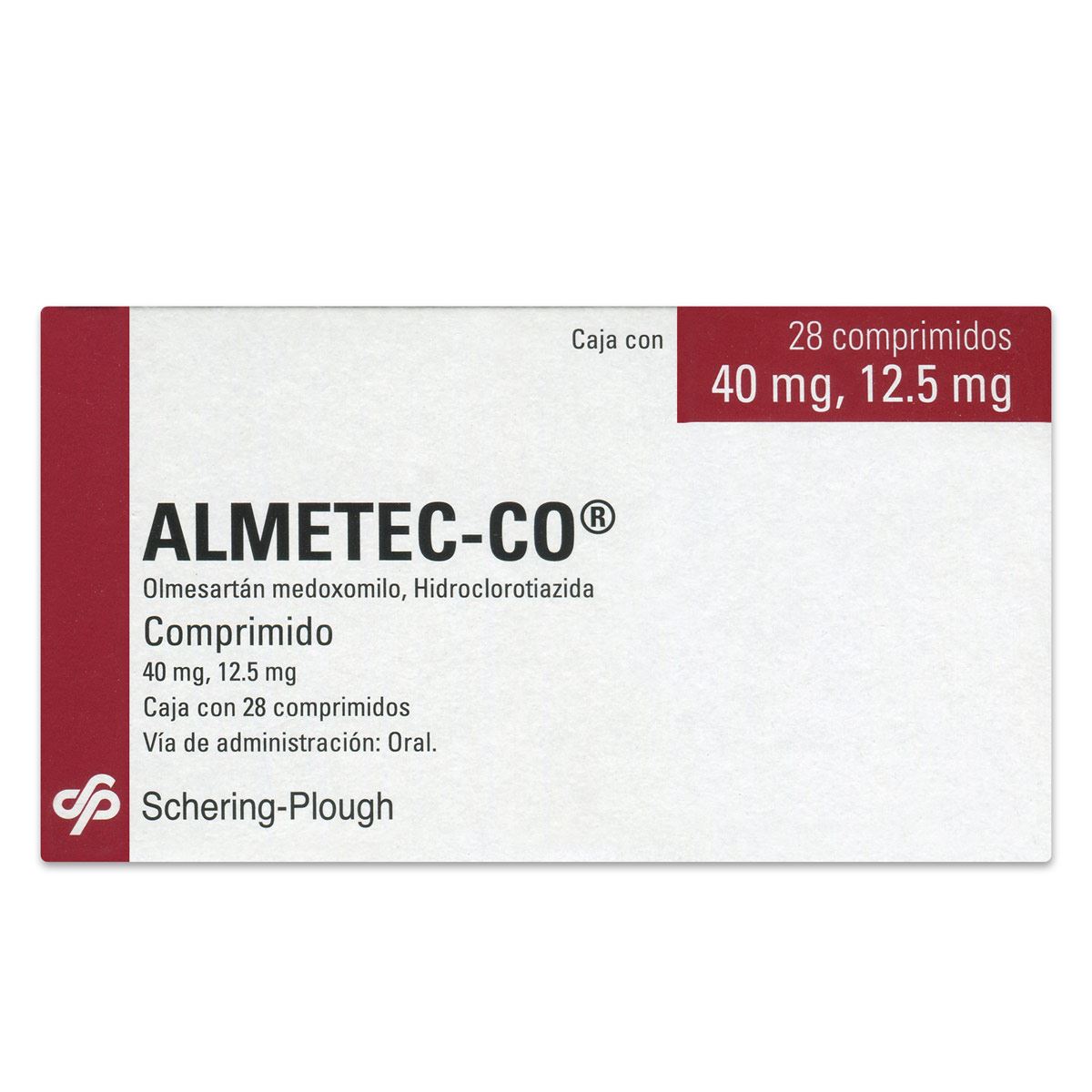 Almetec Co 40/12.5mg Cpr C28