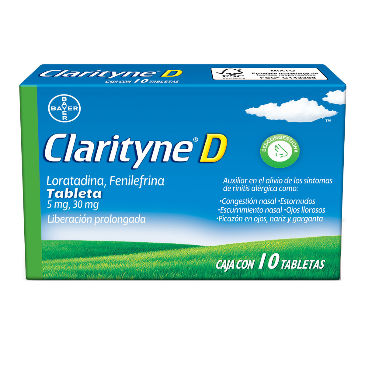 Clarityne d t 10 5mg/30mg