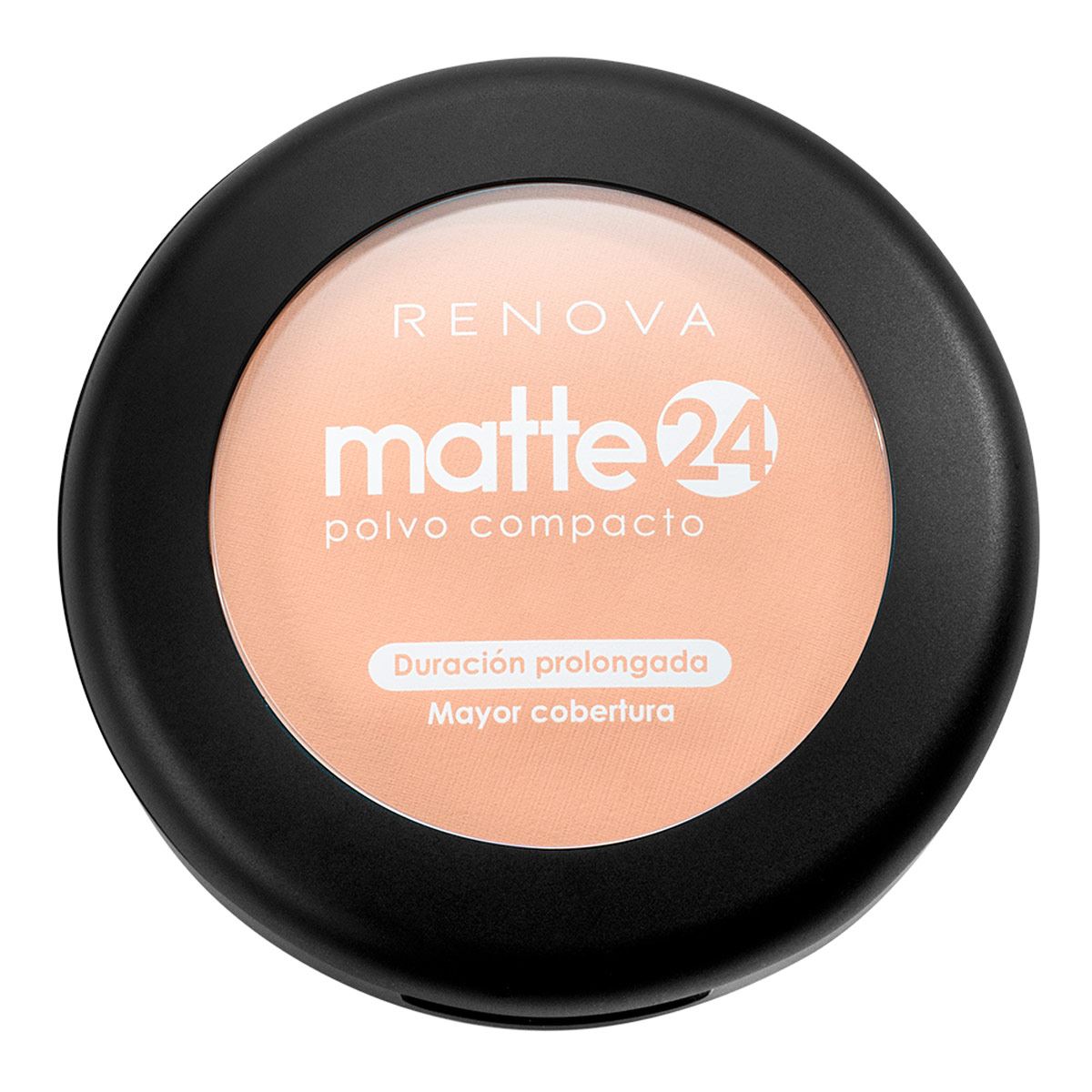 Renova Polvo Compacto Larga Duración Matte24 Beige Claro