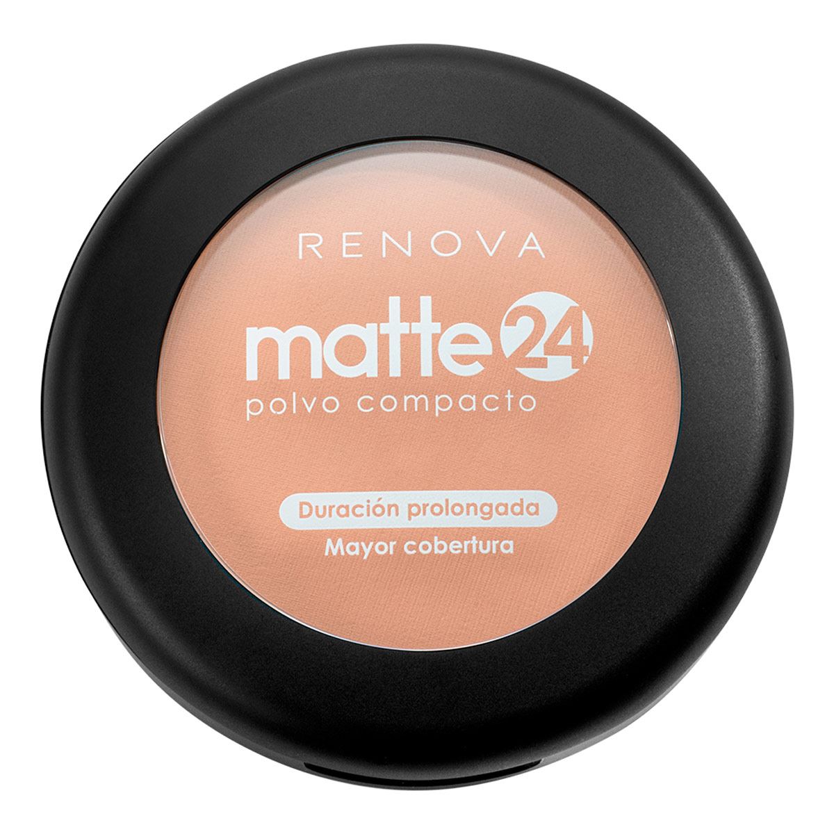 Renova Polvo Compacto Larga Duración Matte24 Beige Natural