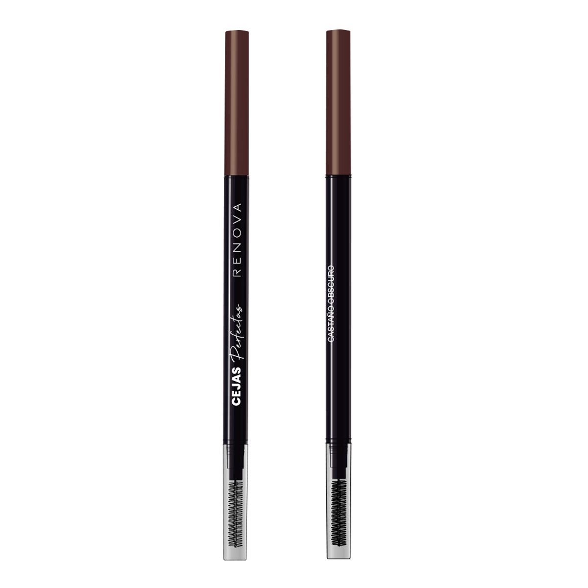 Delineador para Cejas Retráctil Cejas Perfectas Castaño Oscuro Renova