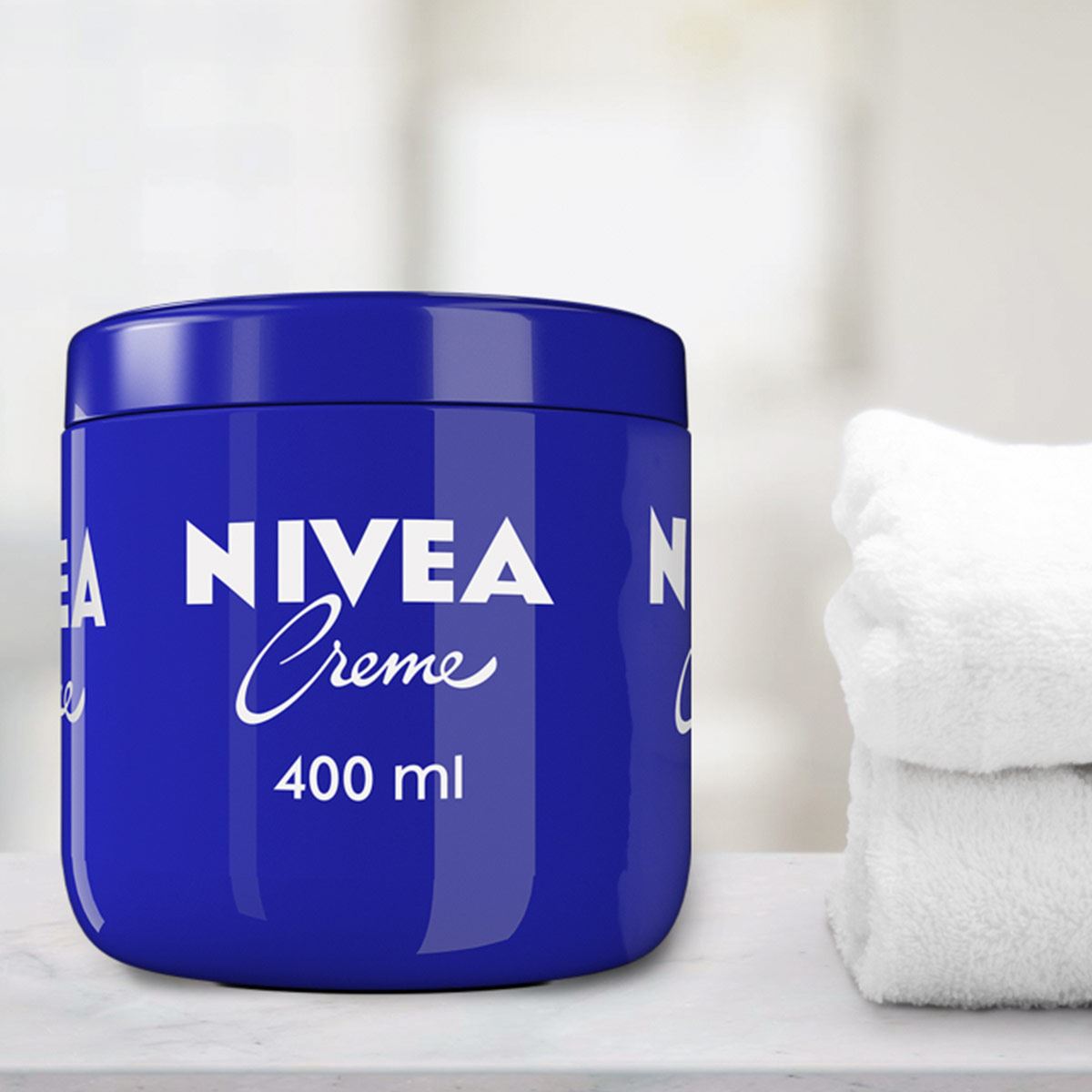 Crema tarro vidrio 400 ml nivea