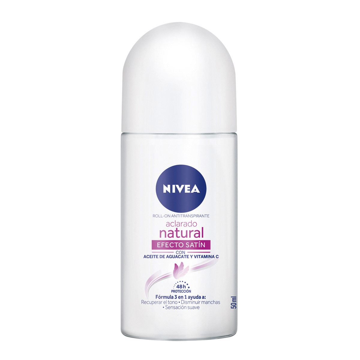 Nivea Deo Aclarado Natural Efecto Satin Rollon 50ml