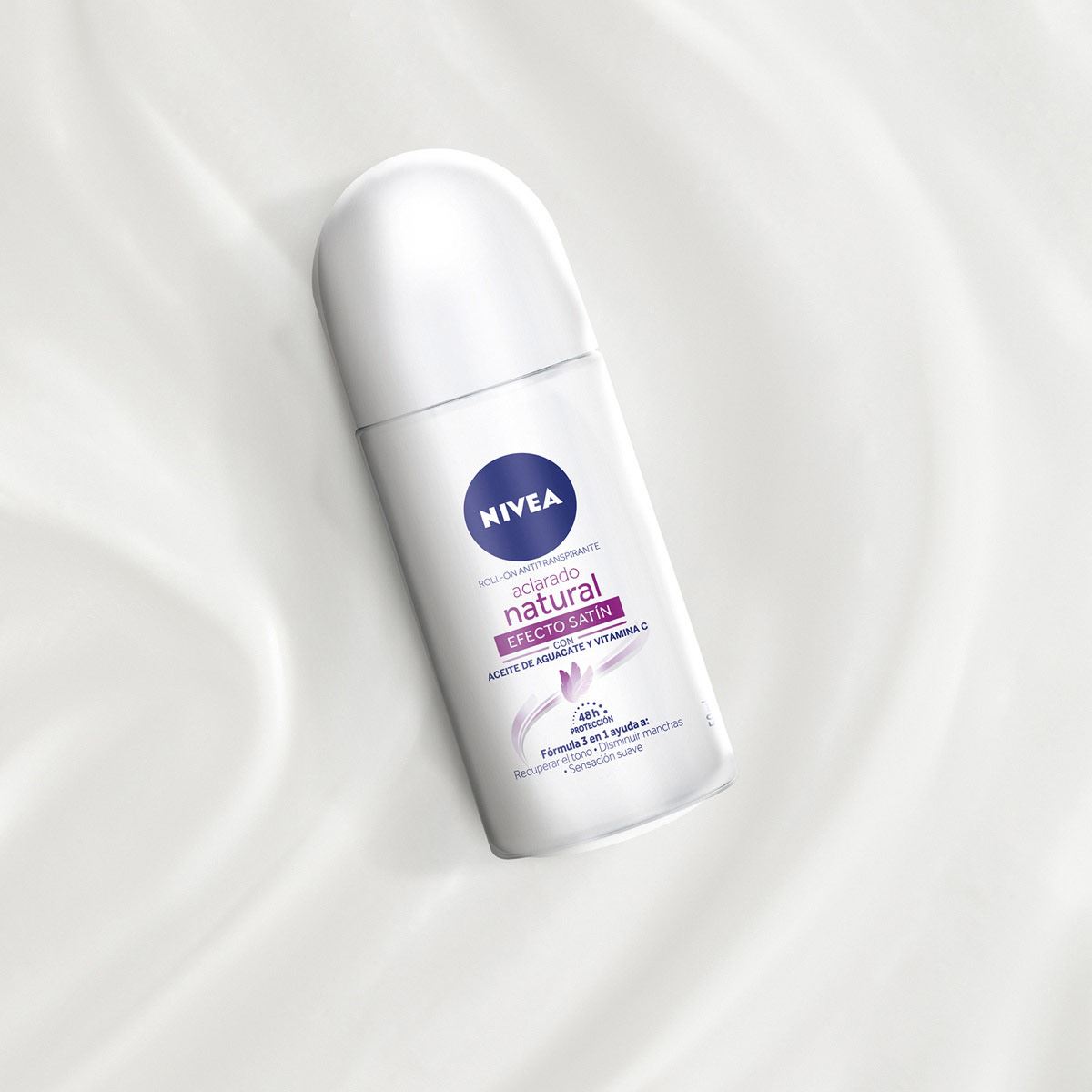 Nivea Deo Aclarado Natural Efecto Satin Rollon 50ml