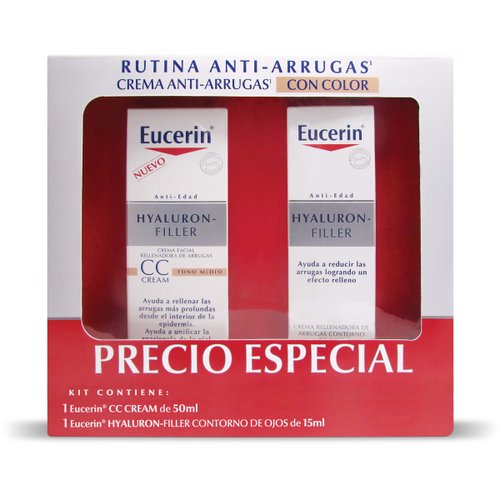 Eucerin Pack HF CC Cream Tono Medio &#43; HF Contorno De Ojos