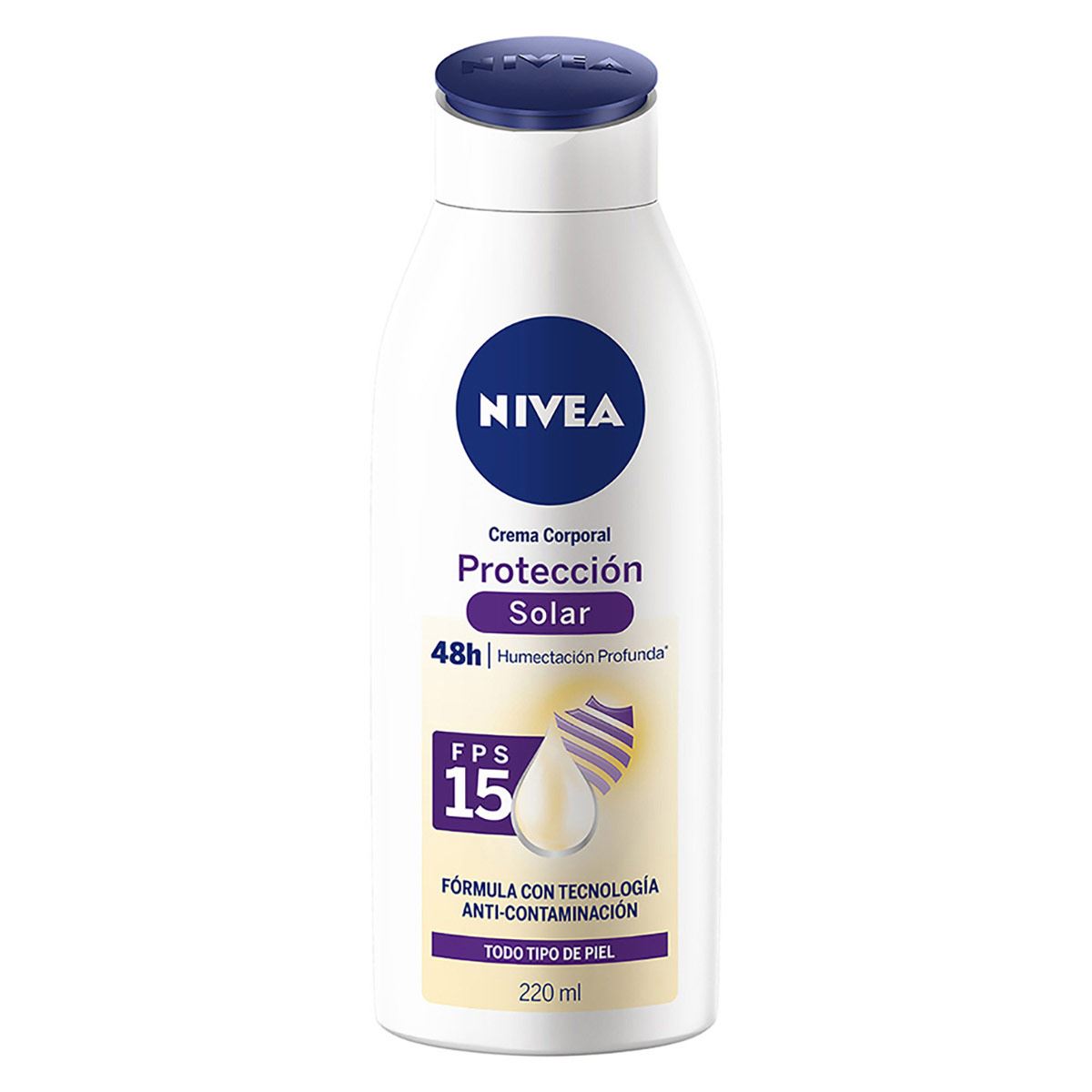 Nivea Crema Protección Solar FPS15  220 ml.