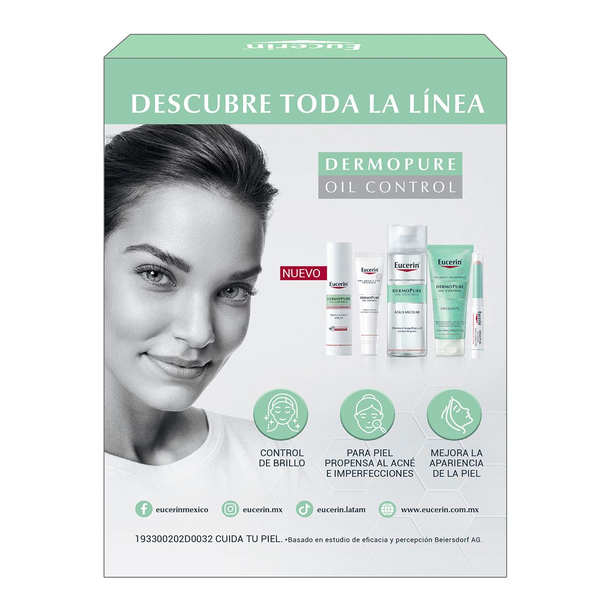 EUCERIN PACK DERMOPURE GEL + MINI OIL CONTROL