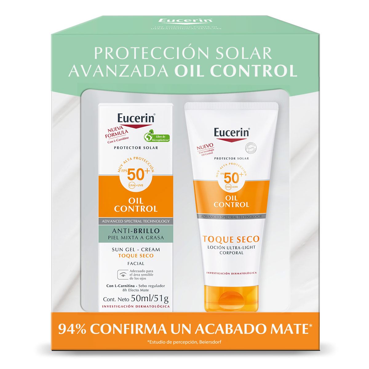 Pack Sun Oil Control Face + Mini Oil Control Corporal