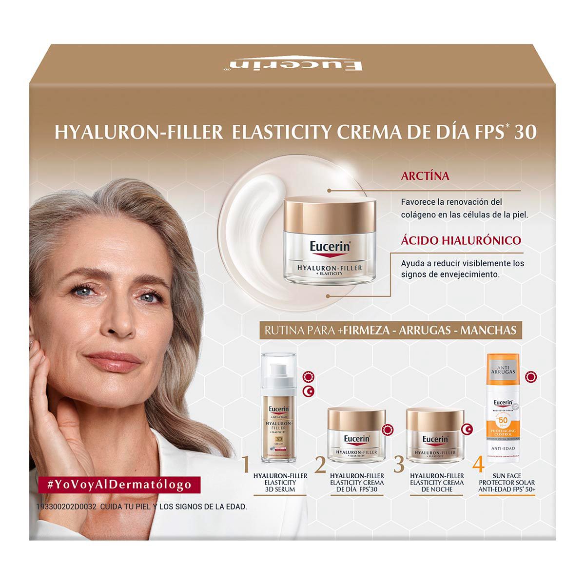 Pack Eucerin Elasticity Crema Día 50 ml+ Mini de lujo Elasticity Noche 20 ml