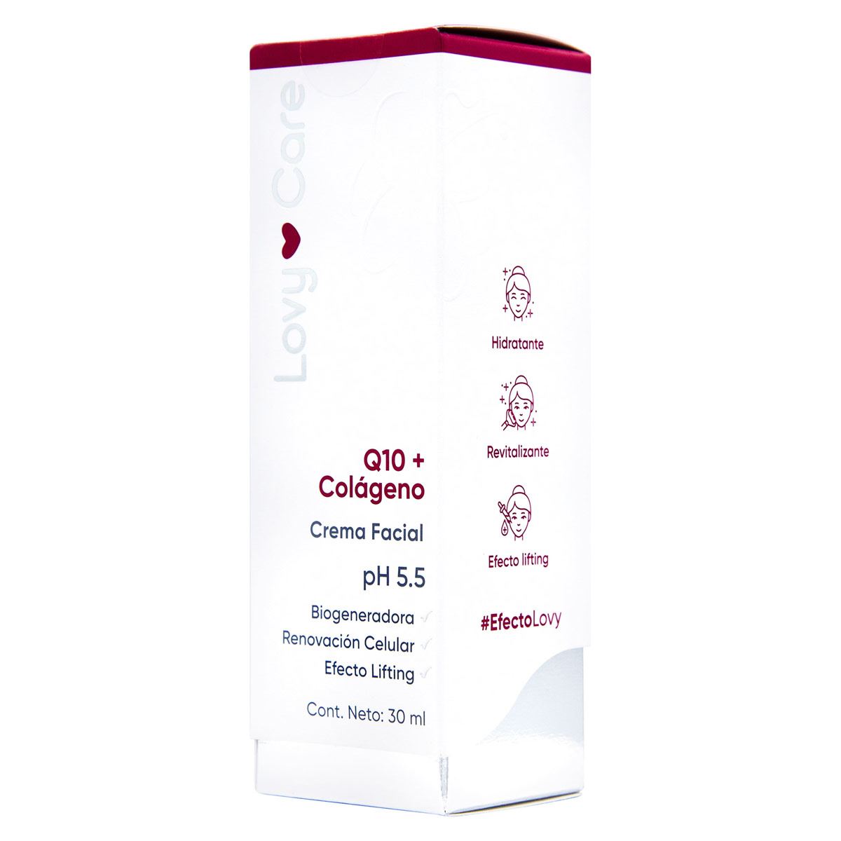 Crema Facial Coenzima Q10 y Colágeno Juveternal 30ml