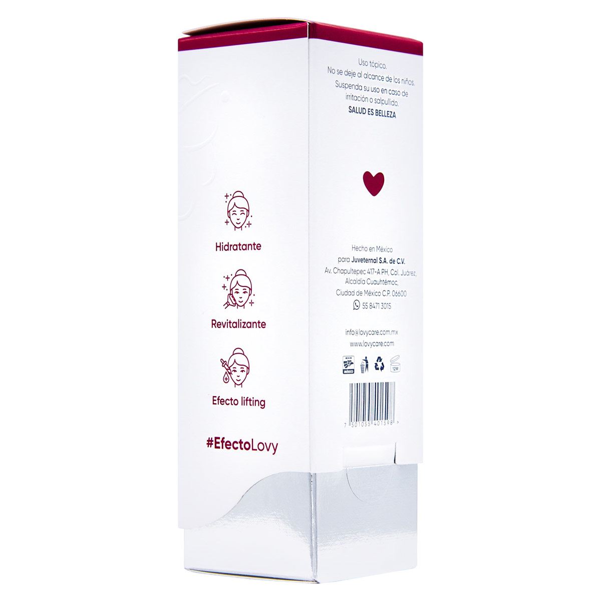 Crema Facial Coenzima Q10 y Colágeno Juveternal 30ml