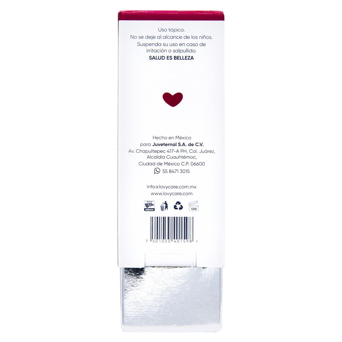 Crema Facial Coenzima Q10 y Colágeno Juveternal 30ml