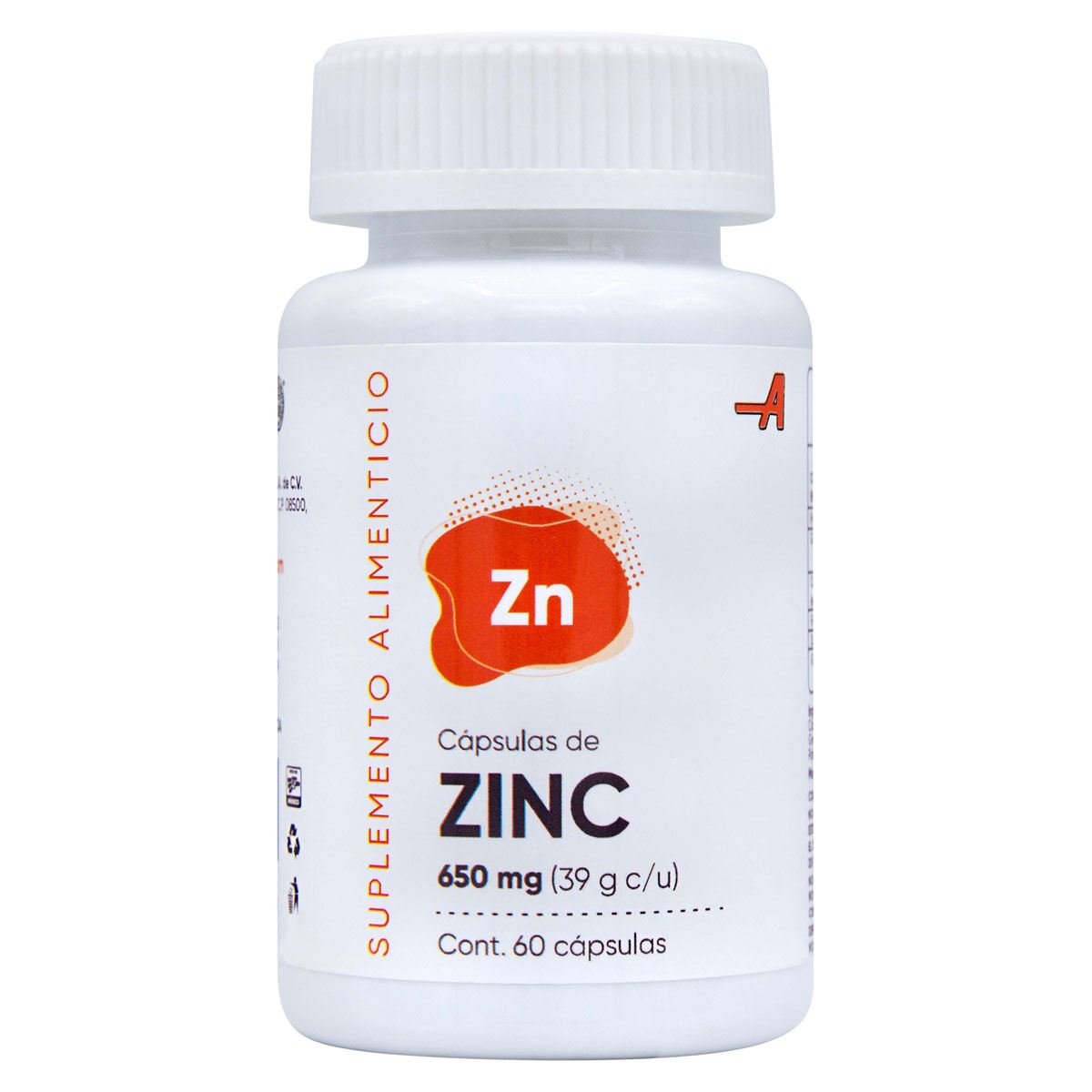 Zinc   CON 60 CAPSULAS