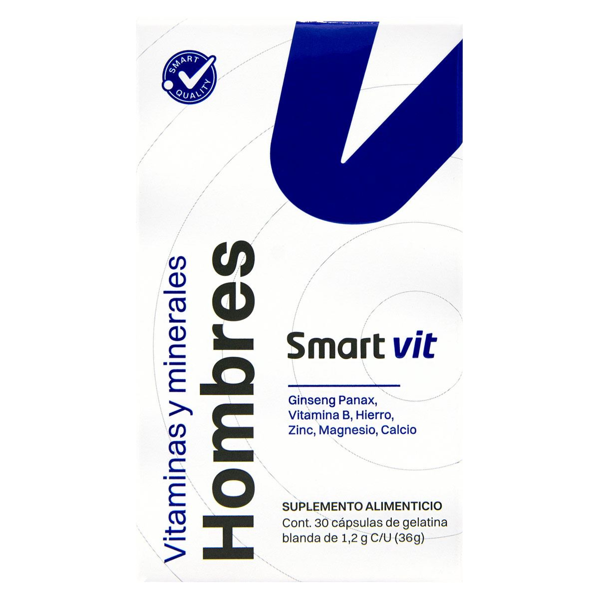 HOMBRES VITAMINAS Y MINERALES   30 CAPS.