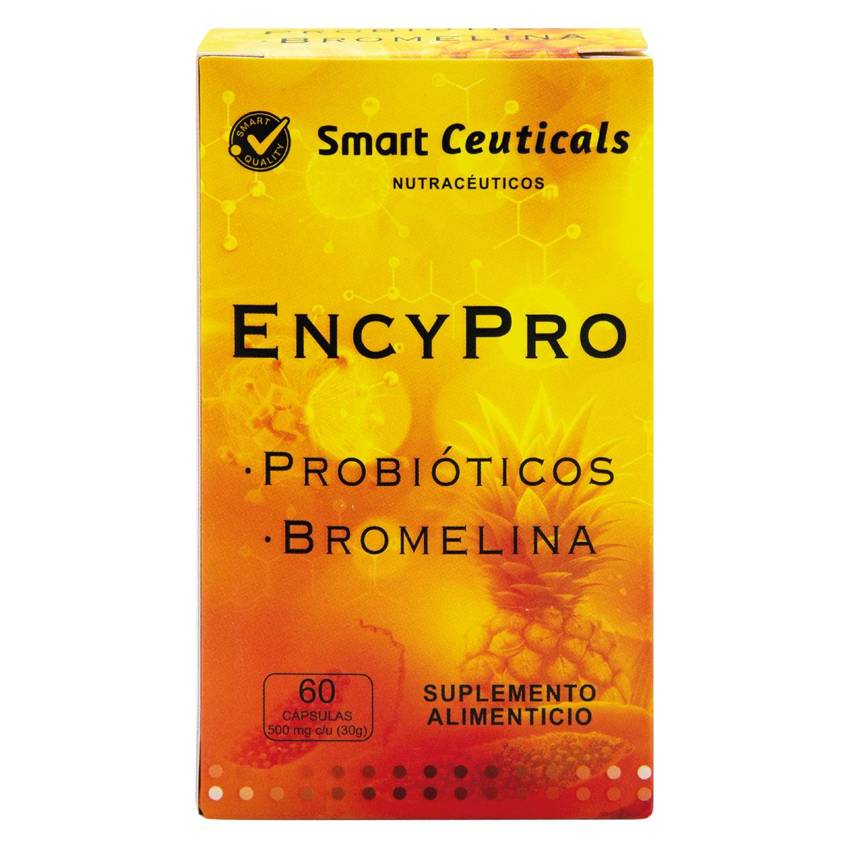 Ency Pro Probióticos Bromelina 60caps