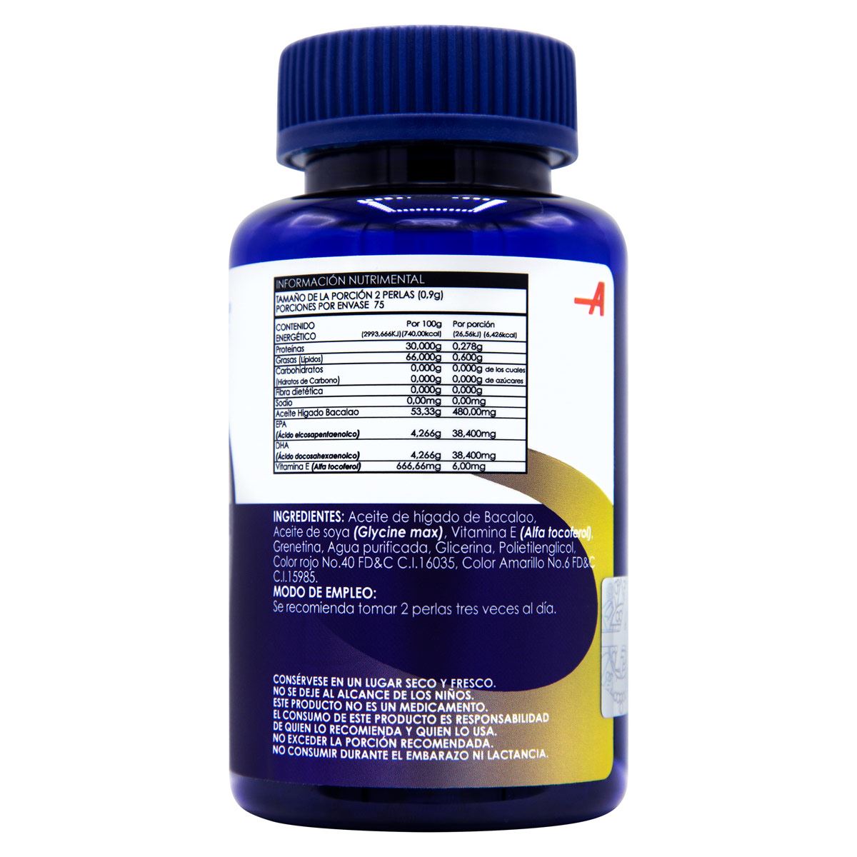 PERLAS DE HIGADO DE BACALAO  150 PERLAS