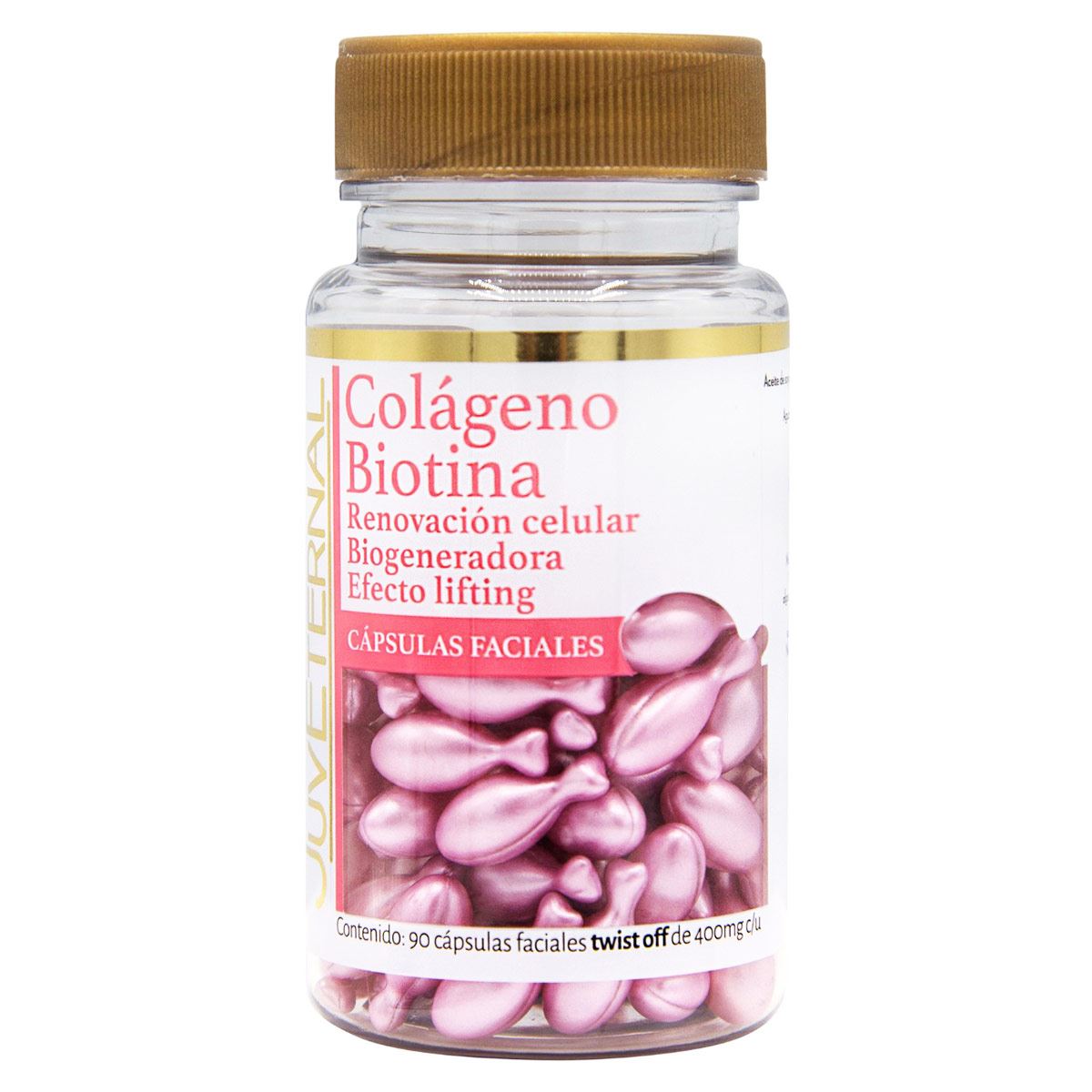 Cápsulas Fac Colágeno+Biotina 90cap Juveternal