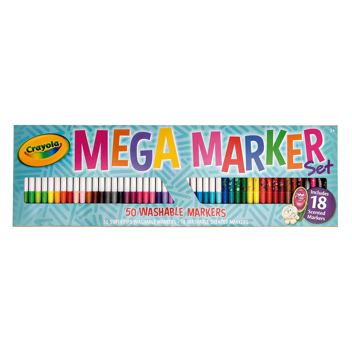 Mega Marker set con 50 plumones CRAYOLA