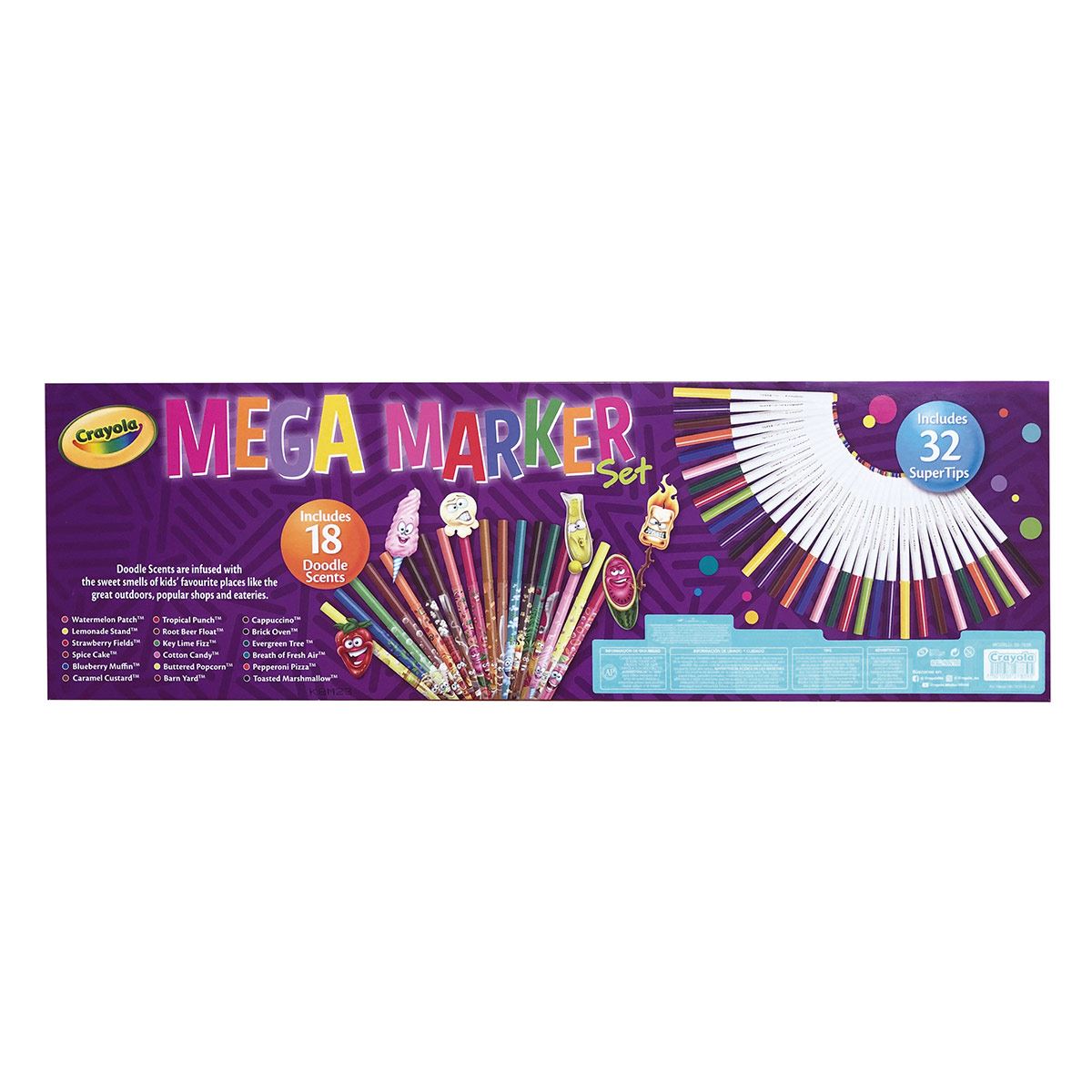 Mega Marker set con 50 plumones CRAYOLA