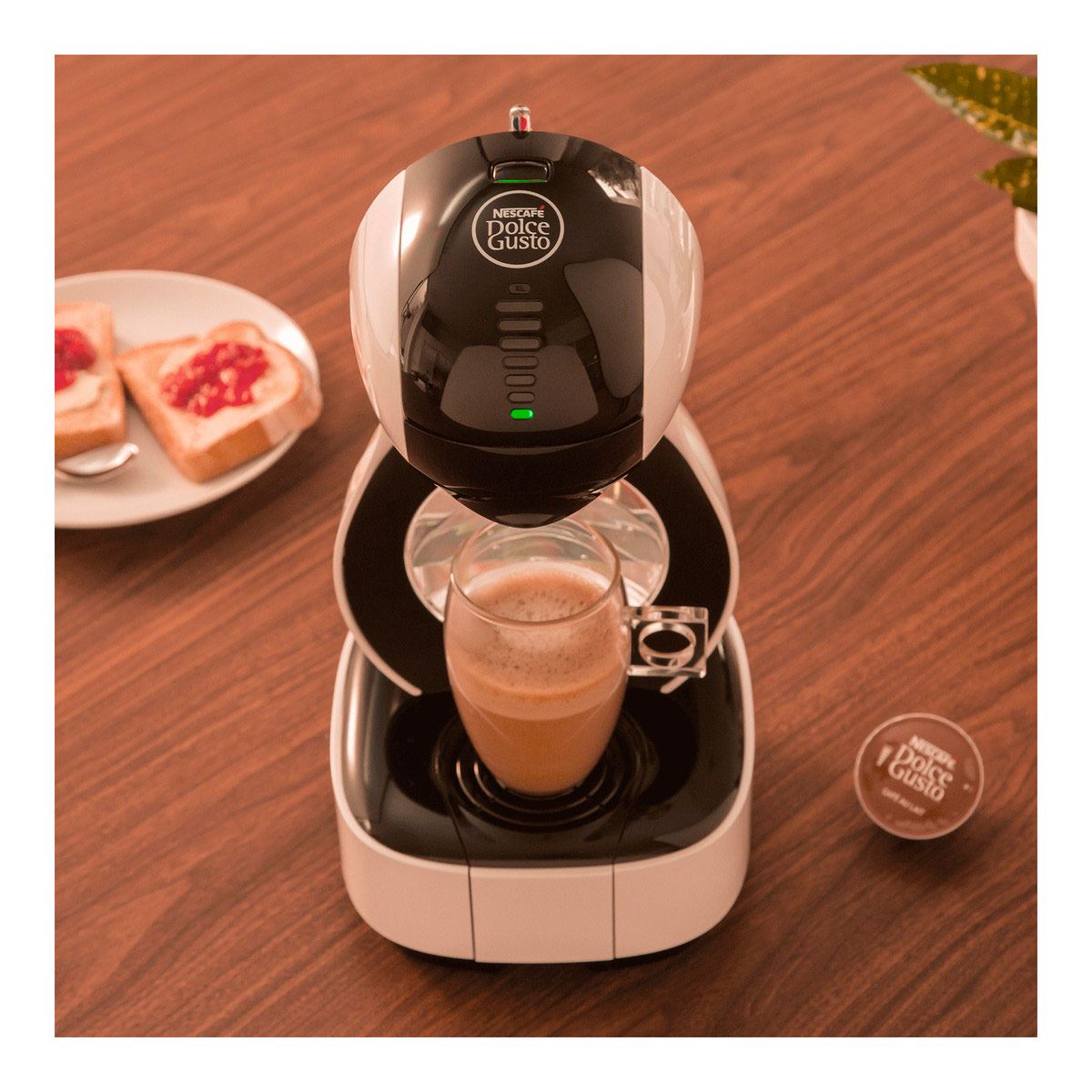 Cafetera lumio NESCAFE DOLCE GUSTO blanca