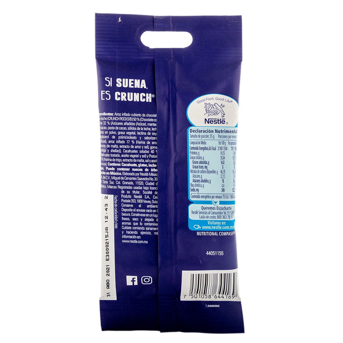 Crunch Snax Mix Chocolate Bolsa