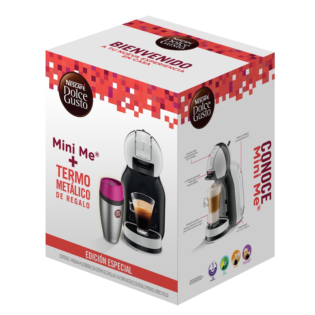 Cafetera Minime + Termo de Regalo Nescafé Dolce Gusto