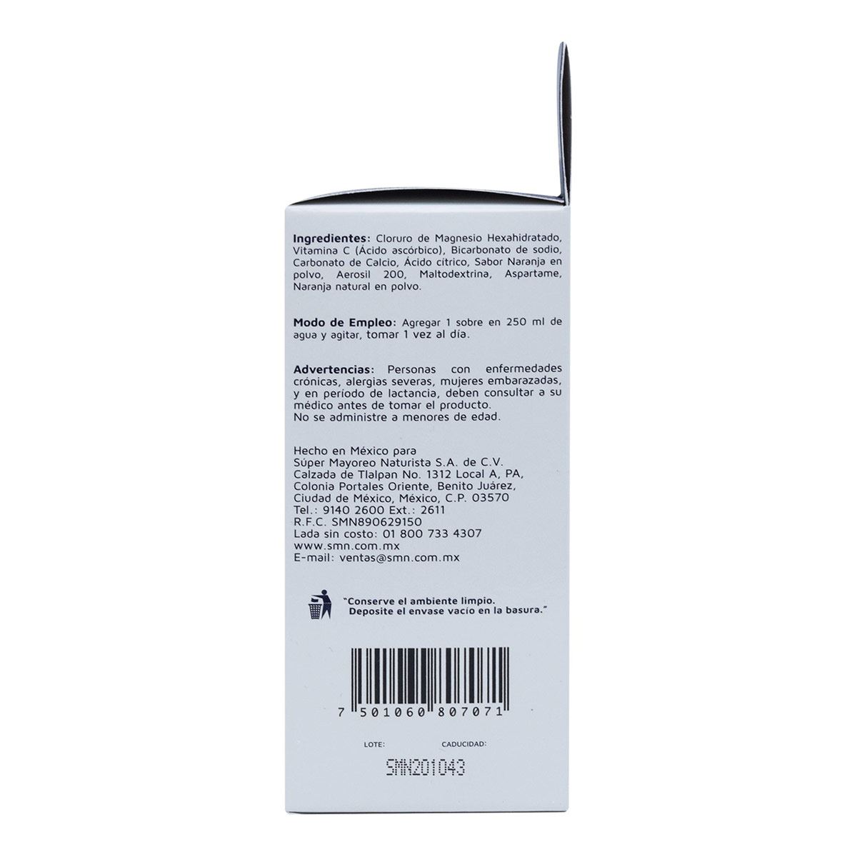 MAGNESIO+VITAMINA C Y CALCIO