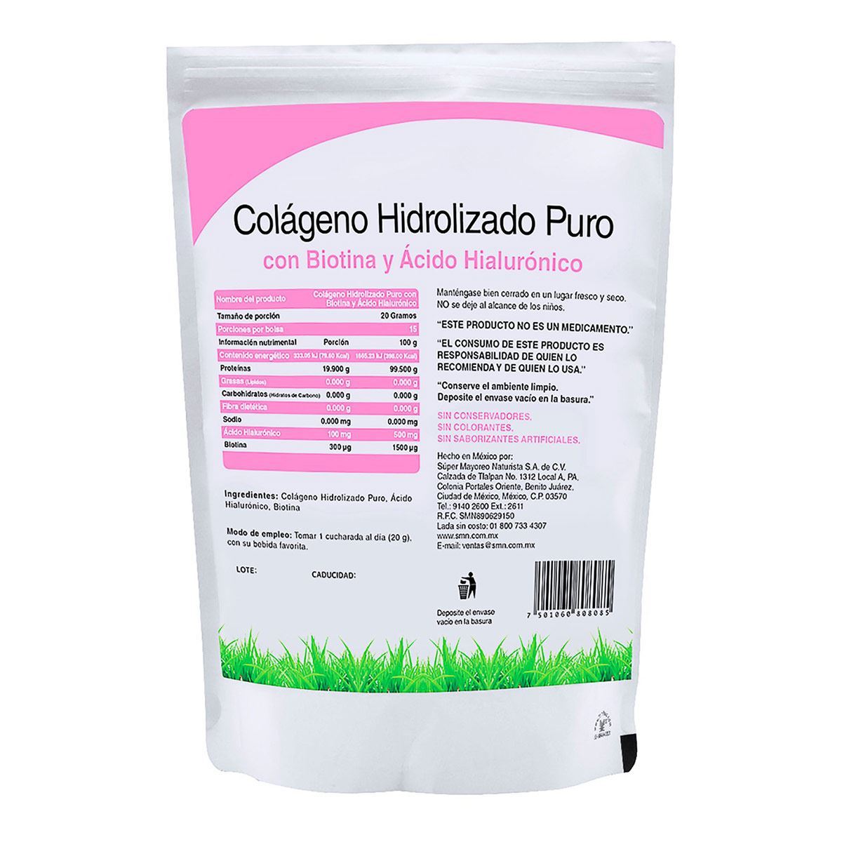 Colágeno Hidroli Ácido Hiac 300 g